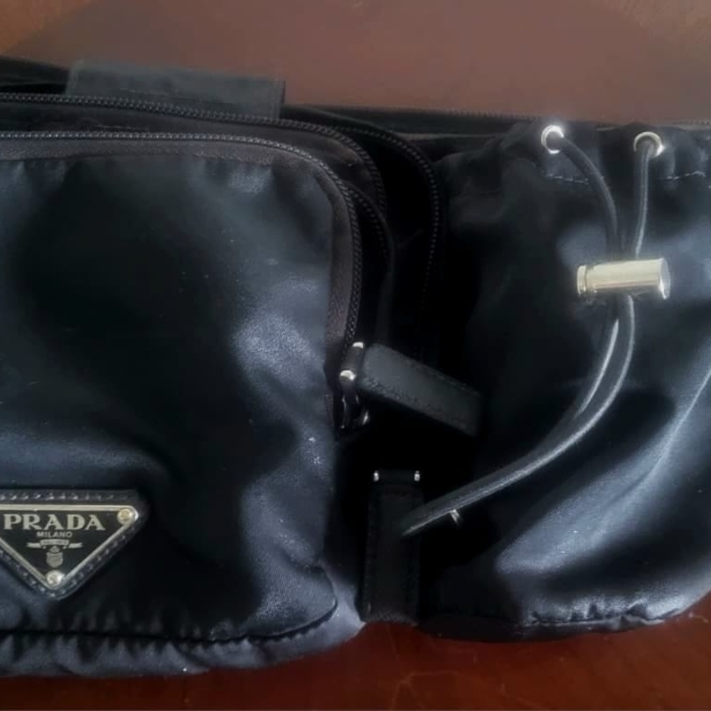 Prada Black Belt Bag for Men
